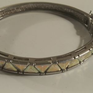 Vintage Sterling Silver 925 Crystal Bracelet